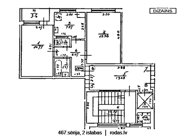 467-serija-2-istabu-plans-riga-rodas-A-O-01