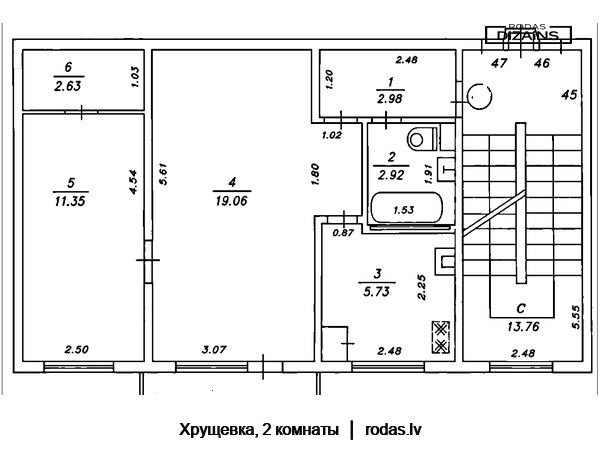 hruschevka-2-komnaty-plan-riga-rodas-A-L-01