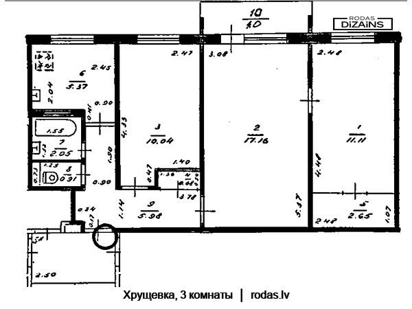 hruschevka-3-komnaty-plan-riga-rodas-A-L-02